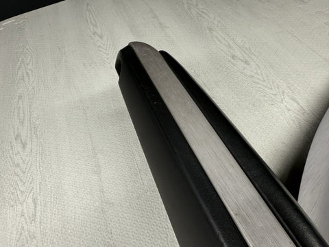 01-06 BMW E46 M3 Convertible Interior Armrests Trim Set Brushed Aluminum *Notes*