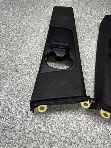 BMW E46 M3 Coupe B Pillars Trims Cover Black 330ci 325ci 328ci