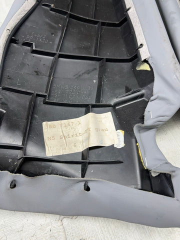BMW E46 01-05 325ci 330ci M3 Coupe Rear Side Seat Bolsters Grey Gray