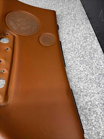 01-06 BMW E46 M3 Convertible Door Upper Arm Rest Armrest Pads Cinnamon