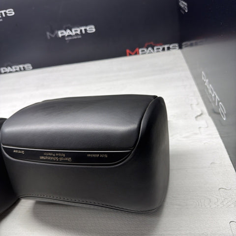 2001-2006 BMW E46 M3 Convertible Black Rear Headrests Head Rests Pair 64k Miles