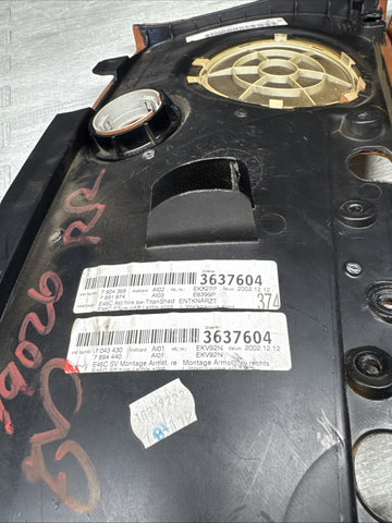 01-06 BMW E46 M3 Convertible Rear Left Right Door Cards Panels Trims Cinnamon