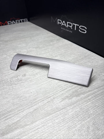 01-06 BMW E46 M3 Interior Left Driver Dash Vent Trim Brushed Aluminum