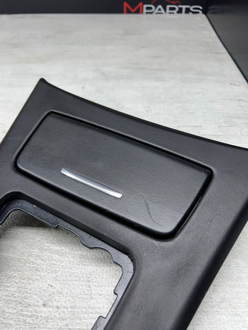 09-13 BMW E90 E92 M3 MANUAL CIC LEATHER CENTER CONSOLE TRIM