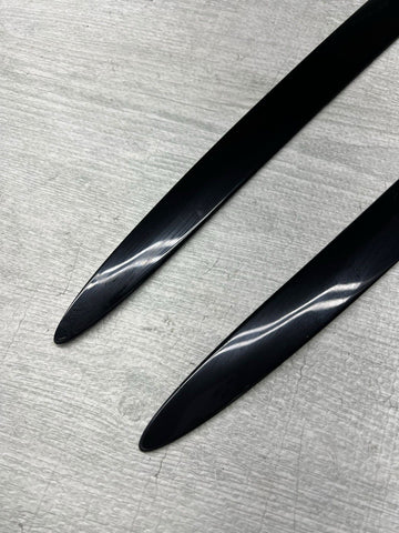 07-13 BMW E93 328 335 M3 Convertible Roof Trims Covers Moldings White Set OEM