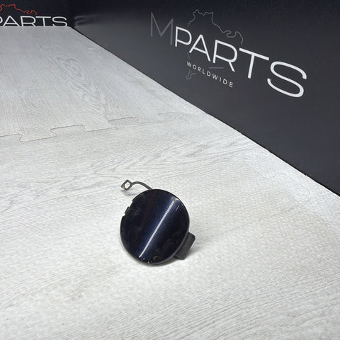 01-06 BMW E46 M3 Rear Tow Hook Eye Cover 2695273 CARBON BLACK