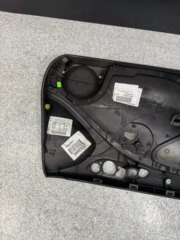 01-06 BMW E46 M3 FRONT PASSENGER RIGHT SIDE DOOR PANEL CARD BLACK OEM
