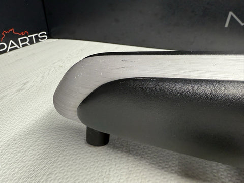 01-06 BMW E46 M3 Convertible Interior Armrests Trim Set Brushed Aluminum *Notes*