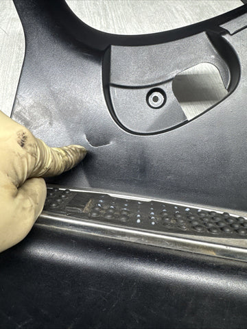 01-06 BMW E46 M3 Left Right Kick Dead Pedals Covers Trims Panels Genuine Black