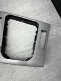 01-06 BMW E46 M3 Convertible Interior Center Shift Shifter Trim Brushed Aluminum