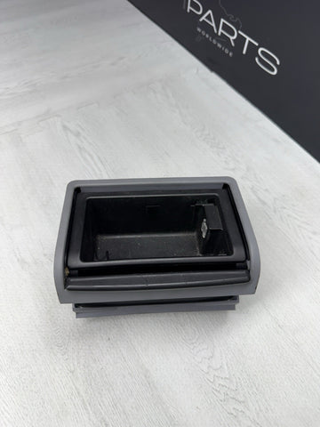 BMW 01-06 E46 330 M3 CENTER CONSOLE REAR STORAGE ASHTRAY TRAY GRAY OEM