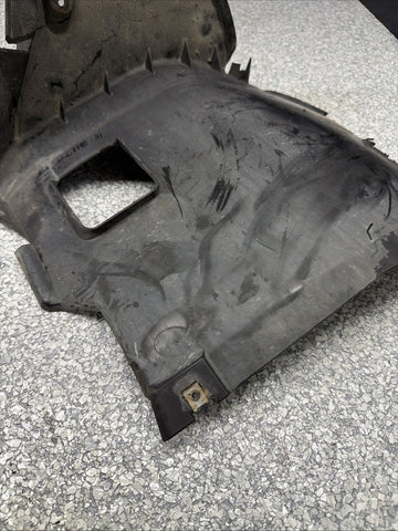 01-06 BMW E46 M3 Front Right Passenger Fender Liner Splash Guard OEM *Crack*