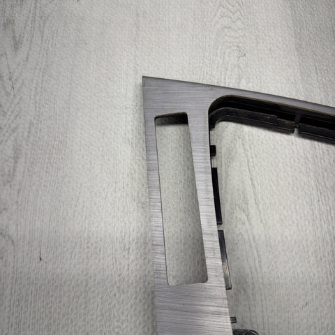 01-06 BMW E46 M3 Convertible Interior Center Shift Shifter Trim Brushed Aluminum