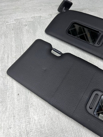 14-20 OEM BMW F22 F87 228 230 M235 M240 M2 Interior Sun Visor Black Pair SET