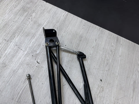 MASON BMW CHASSIS PERFORMANCE ENG. E46 M3 Rear X Brace Steel Support *Notes*