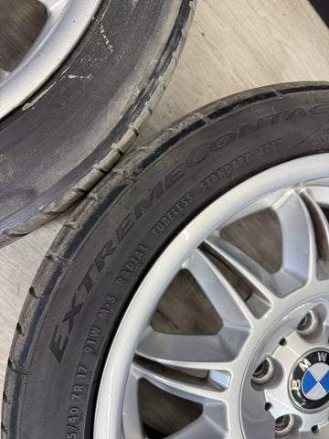 BMW 95-99 E36 M3 OEM 17x7.5 17x8.5 ET41 DS2 DSII Motorsport Wheels Rims