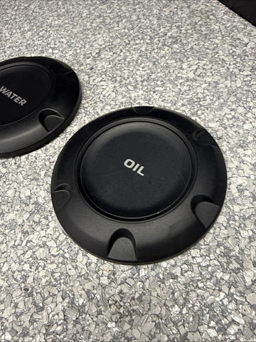 15-25 Porsche Cayman 782 982 GT4 RS GT4RS Oil Water Caps Black