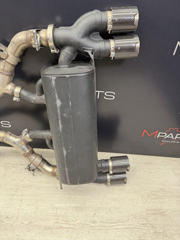 BMW F87 M2 19-21 S55 Competition M Performance Exhaust System Carbon Tips