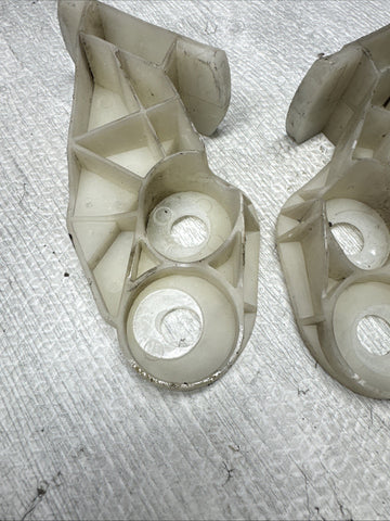 01-06 BMW E46 M3 S54 FRONT BUMPER COVERS LEFT RIGHT BRACKETS GUARDS OEM