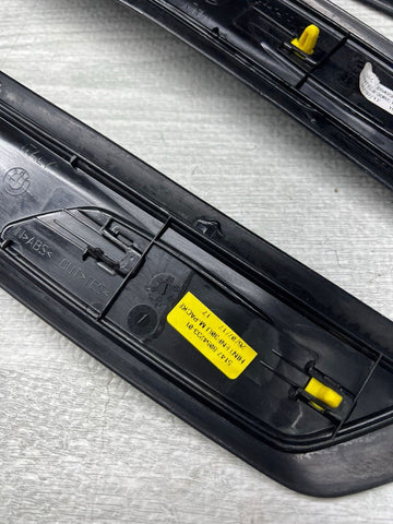 LBMW 15-18 F80 M3 SEDAN SCUFF PLATES DOOR SILLS TRIMS PANELS SET OEM