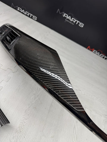 15-20 BMW F80 M3 F82 F83 M4 Carbon Fiber Interior Dash Dashboard Trim Set OEM