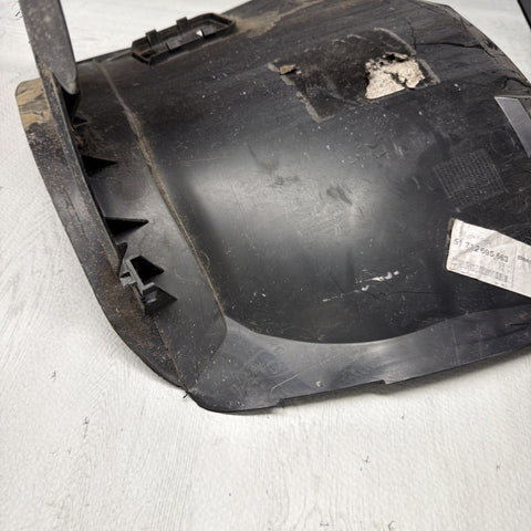 OEM BMW E46 M3 Front Left Splash Shield + Temp Sensors Guard *Cracked
