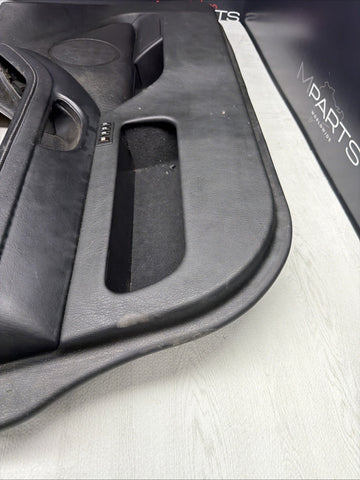 99-03 BMW E39 M5 Front Left Driver Interior Door Card Panel Cover Black