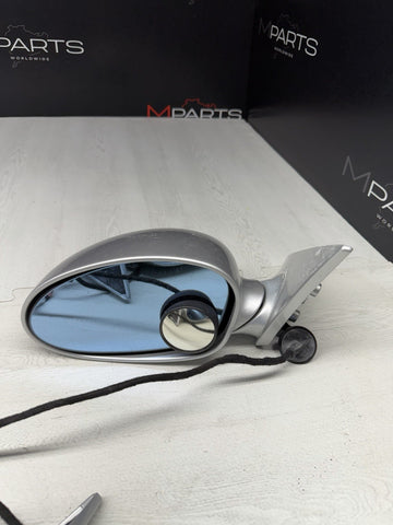 01-06 BMW E46 M3 Side View Door Mirrors Pair Titan Silver *Notes*