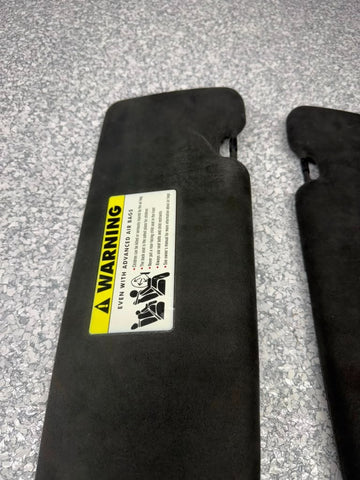 08-10 BMW E63 650i M6 COUPE Interior Sun Visor Left and Right Set OEM