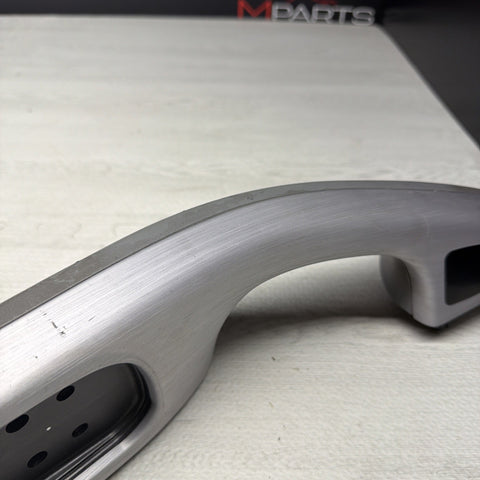 01-06 BMW E46 M3 Brushed Aluminum/Grey Door Trim Armrest Right Front Passenger