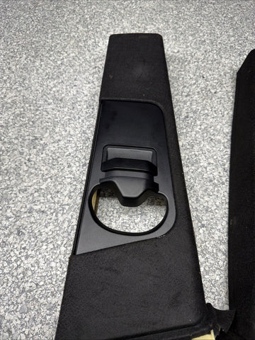 BMW E46 M3 Coupe B Pillars Trims Cover Black 330ci 325ci 328ci