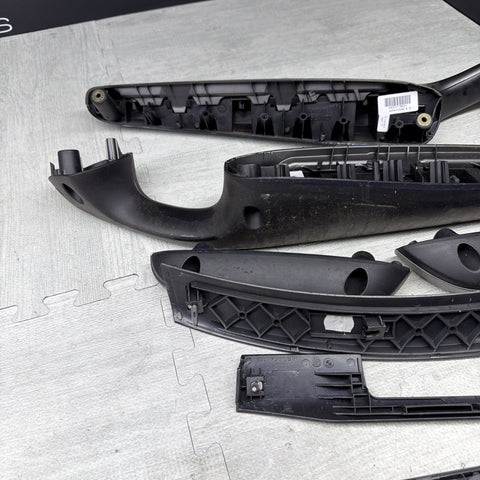 01-06 BMW E46 M3 Convertible Interior Armrests Trim Set Titan Shadow (7)