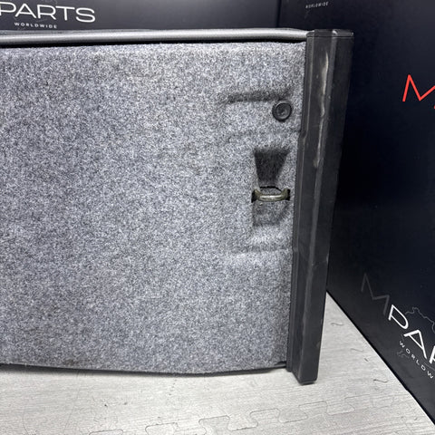 2001-2006 BMW E46 M3 Coupe Rear Top Seat Black Napa Leather OEM *Notes*