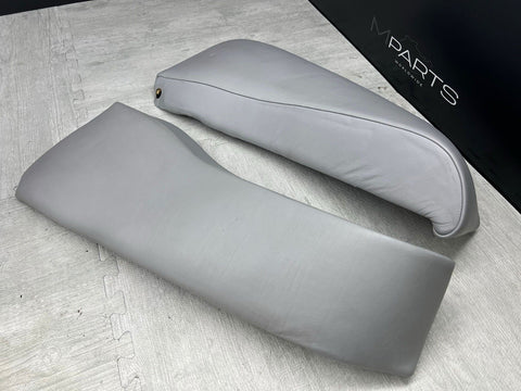 1995 - 1999 BMW E36 M3 SEDAN REAR SEAT BOLSTERS PAIR DOVE GREY