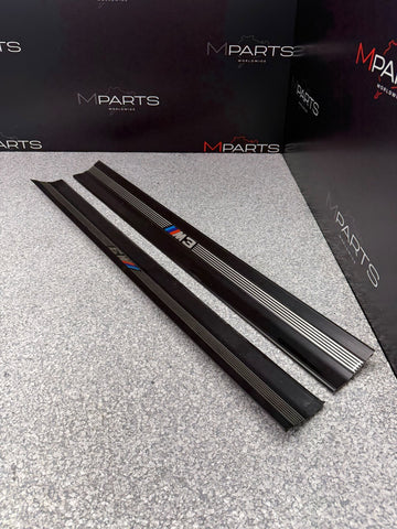 94–99 BMW E36 M3 2 Coupe Door Sill Trim Left & Right Pair Black OEM