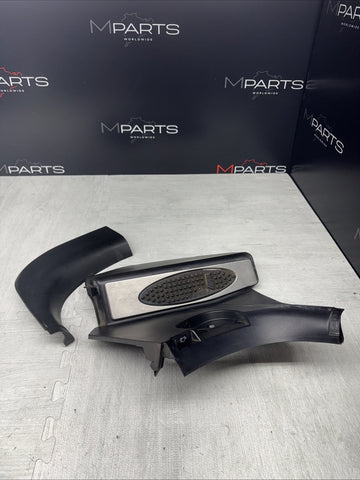 01-06 BMW E46 M3 Left Right Kick Dead Pedals Covers Trims Panels Genuine Black