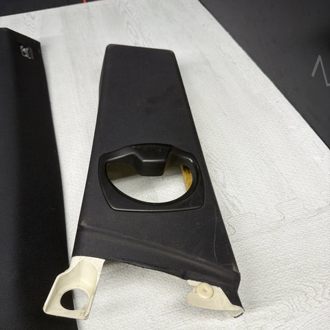 08-13 BMW E92 M3 OEM ABC PILLAR PILLARS BLACK PAIR SET *NOTES*