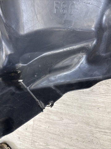 BMW 15-18 F80 M3 Rearward Fender Liner Wheel Splash Shield Front Left Driver OEM
