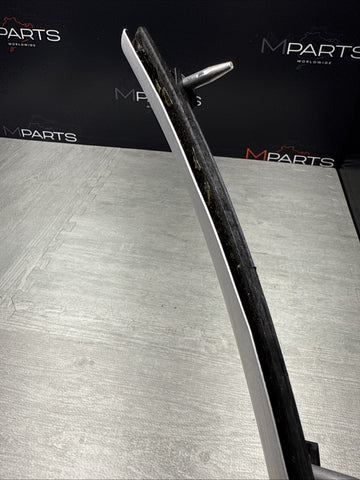 01-06 BMW E46 M3 Interior Right Dash Trim Brushed Aluminum *Broken Tab / Dents