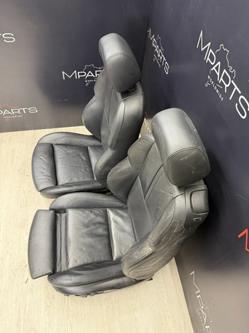 OEM BMW E92 M3 08-13 COUPE POWER FRONT SEATS BLACK NOVILLO LEATHER *NOTES*