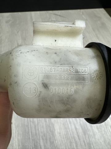 BMW 2001-2006 E46 M3 Windshield Wiper Fluid Washer Tank Reservoir Neck Pipe OEM