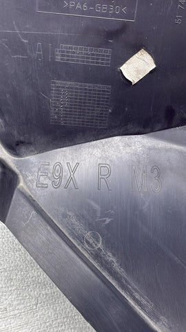 08-13 BMW M3 E90 E92 E93 FRONT RIGHT PASSENGER BUMPER AIR DUCT OEM 7900824