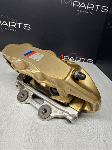 BMW 15-20 F80 F82 F83 M3 M4 CARBON CERAMIC BRAKE CALIPER GOLD FRONT LEFT