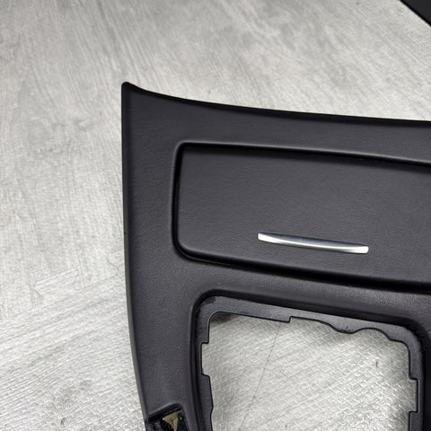 BMW E90 E92 M3 08-13 MANUAL CIC LEATHER CENTER CONSOLE TRIM OEM *Notes*