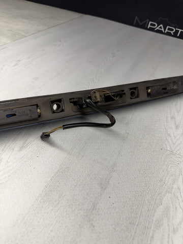 01-03 BMW E46 M3 Coupe Trunk Lid Grip Key Deck Handle Topaz Blue *Broken Tabs