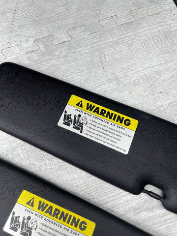 07-13 OEM BMW E88 E93 128 328 335 M3 Convertible Driver Passenger Sun Visor SET