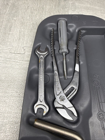2001-2006 BMW E46 325 330 M3 Convertible Emergency Trunk Tool Kit Assembly OEM