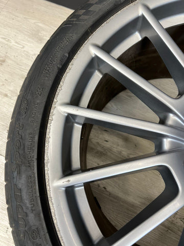 2010-2016 PORSCHE PANAMERA REAR FACTORY BBS WHEEL RIM 11,5Jx20" +TIRE 295/35 R20