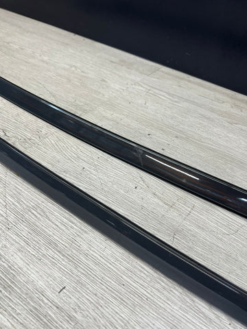 14-25 BMW F16 X6 F86 X6M Roof Drip Mouldings Trims Dravit Grey Pair Set OEM