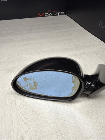 01-06 BMW E46 M3 Side View Door Mirrors Pair Jet Black *Notes*